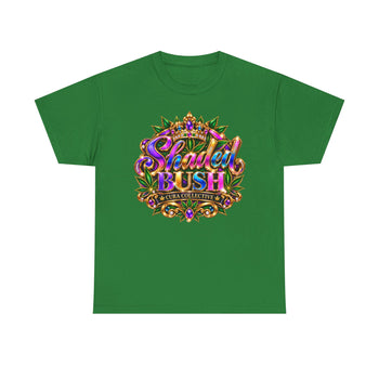 Shaded BUSH™ Cura Collective Crown Graphic T-Shirt – Unisex Colorful Luxury Streetwear Tee, Bold Statement Apparel