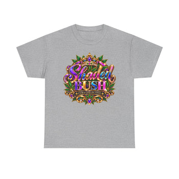 Shaded BUSH™ Cura Collective Crown Graphic T-Shirt – Unisex Colorful Luxury Streetwear Tee, Bold Statement Apparel