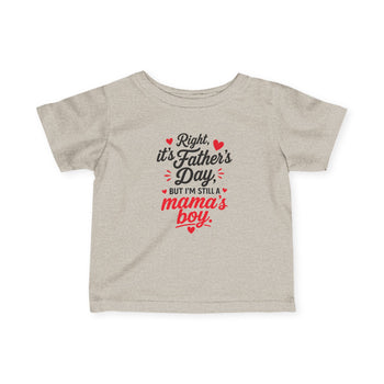 Father's Day Toddler Boy T-Shirt – Mama's Boy Shirt, Funny Daddy's Day Tee, Cute Kids Father's Day Gift