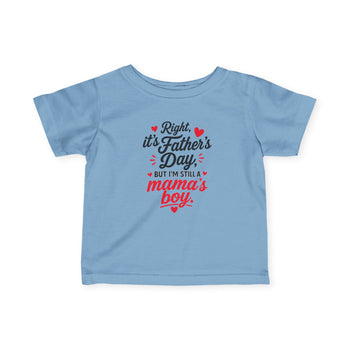 Father's Day Toddler Boy T-Shirt – Mama's Boy Shirt, Funny Daddy's Day Tee, Cute Kids Father's Day Gift