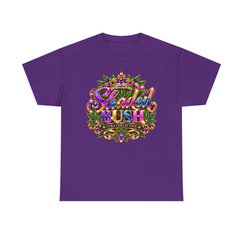 Shaded BUSH™ Cura Collective Crown Graphic T-Shirt – Unisex Colorful Luxury Streetwear Tee, Bold Statement Apparel