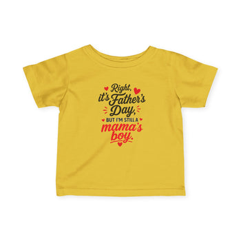 Father's Day Toddler Boy T-Shirt – Mama's Boy Shirt, Funny Daddy's Day Tee, Cute Kids Father's Day Gift