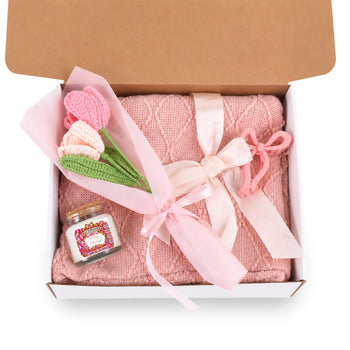 Breast Cancer Awareness Gift Box – Pink Ribbon Hope & Strength Care Package, Survivor Support Gift Set for Women
