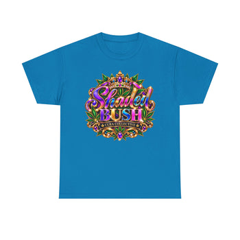 Shaded BUSH™ Cura Collective Crown Graphic T-Shirt – Unisex Colorful Luxury Streetwear Tee, Bold Statement Apparel