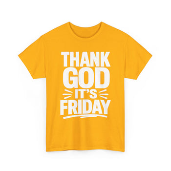 Thank God It's Friday Unisex T-Shirt – Inspirational Faith Graphic Tee, TGIF Shirt